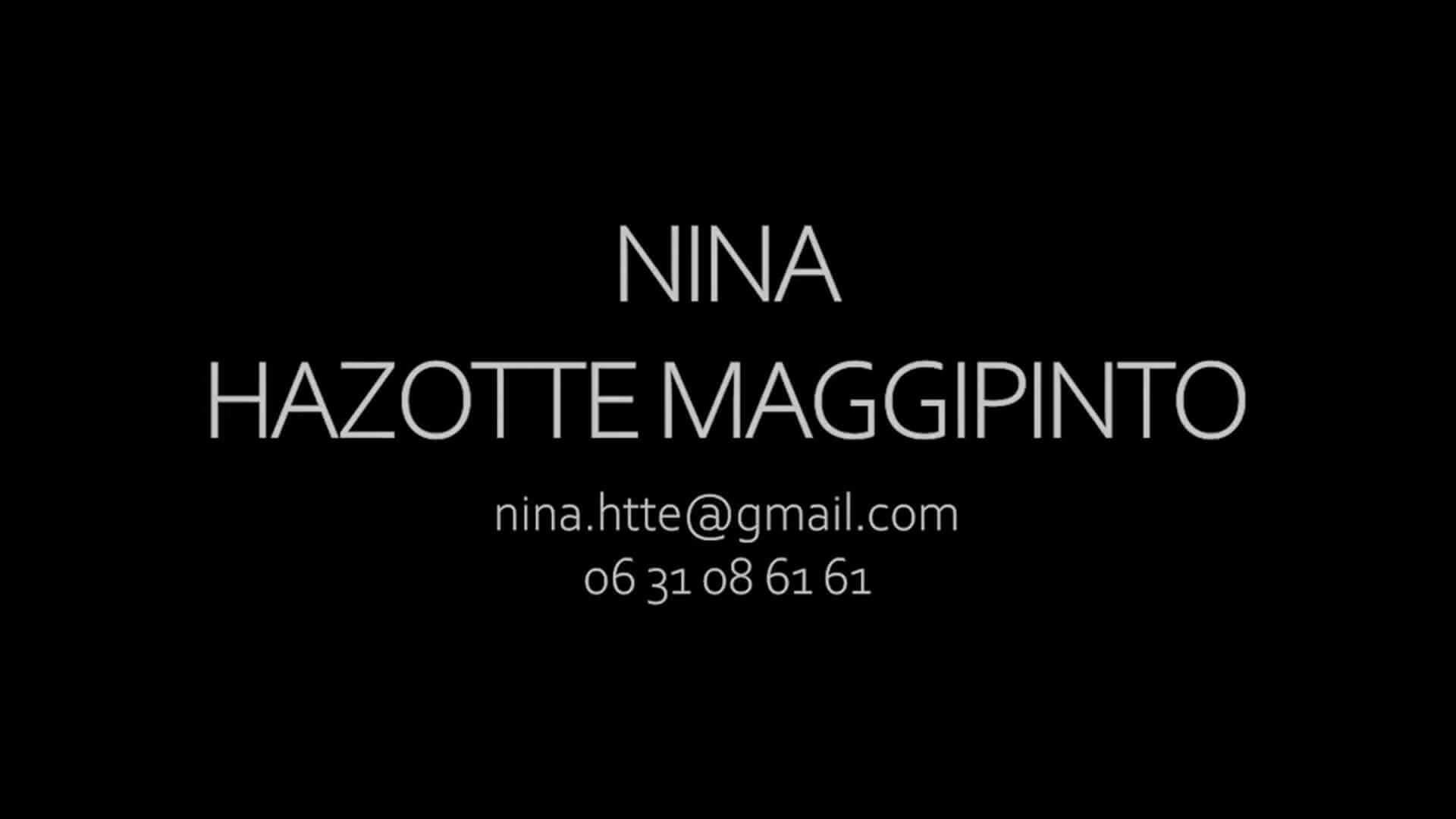 NINA HAZOTTE - BANDE DEMO | La Réplique