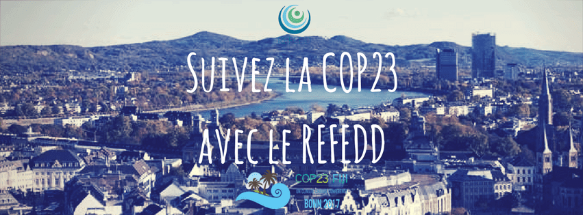 Suivez la COP23 avec le REFEDD | RESES