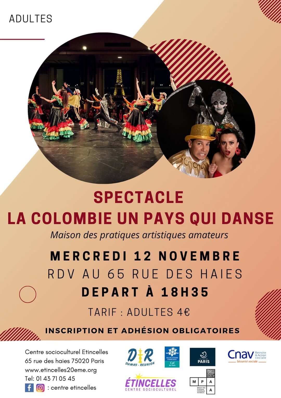 Spectacle "la Colombie un pays qui danse" | Etincelles
