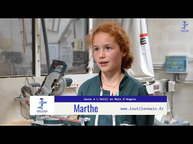Les capsules de L'Outil en Main - Épisode 13 : Marthe, jeune à L’Outil en Main d'Angers | L'Outil en Main France