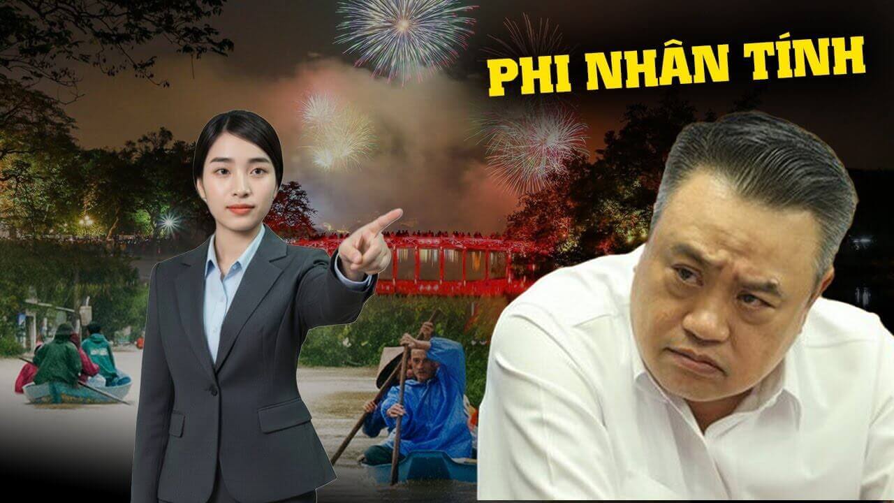 Bão lụt tàn phá Miền Trung Hà Nội vẫn bắn Pháo hoa một quyết định phi nhân tính?