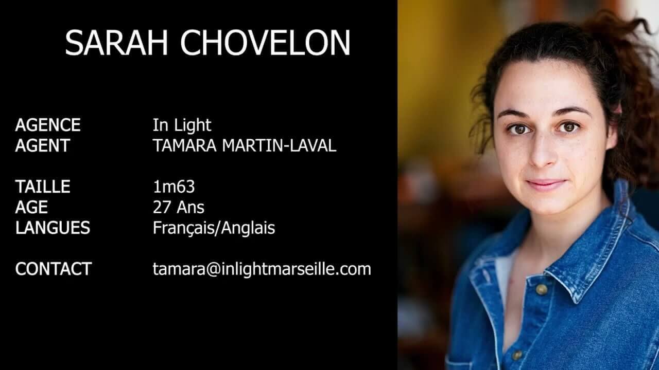 Bande Démo Sarah Chovelon | La Réplique