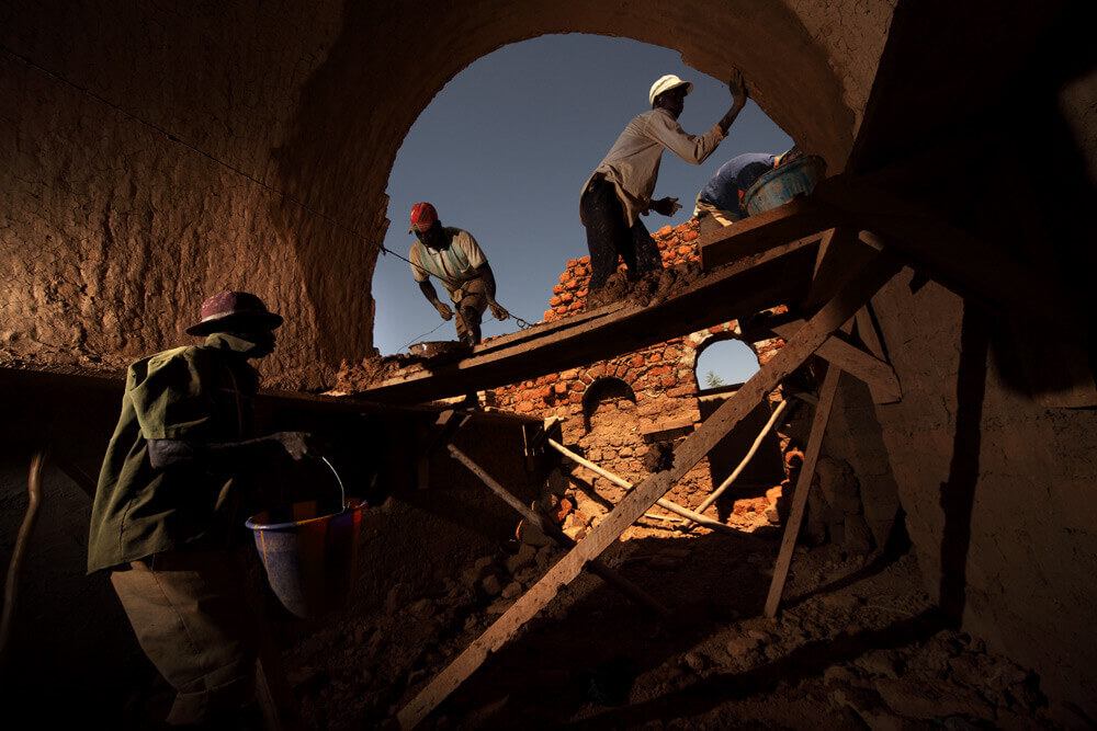 Chantiers et formations | La Voûte Nubienne