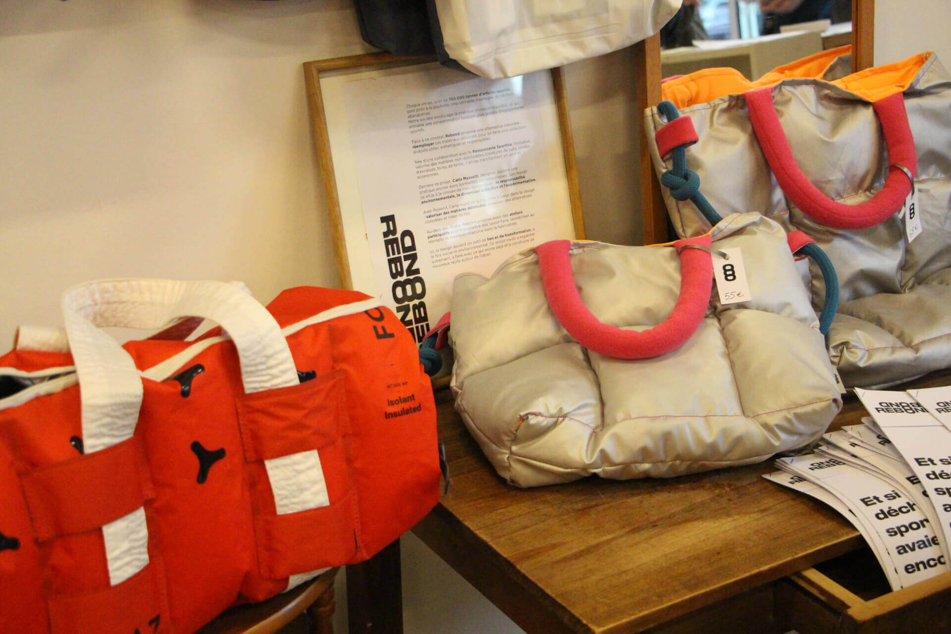 Atelier de création de sac à partir de matériel sportif - Carla Massetti | La Venelle