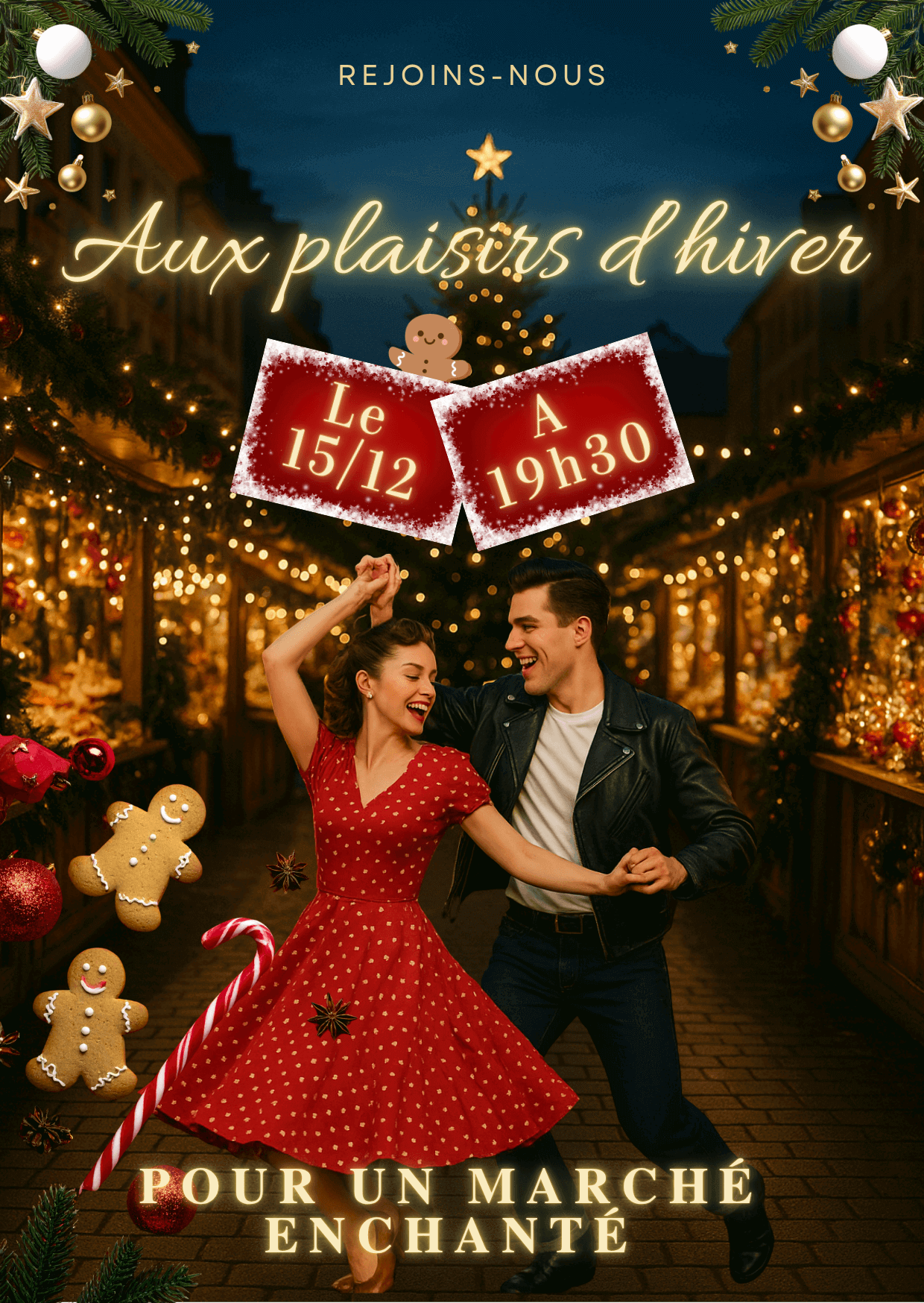 🎁✨ Noël en Fête : Vin Chaud, Danse & Merveilles aux Plaisirs d’Hiver ❄️😍 | Funnyrockers