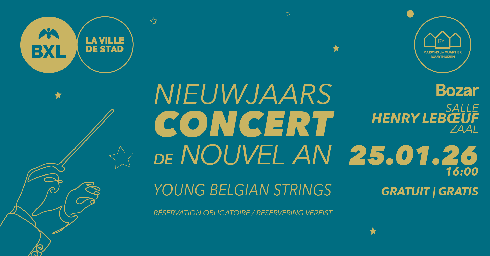 Concert de Nouvel An | MDQ - Maison de Quartier Buurthuizen