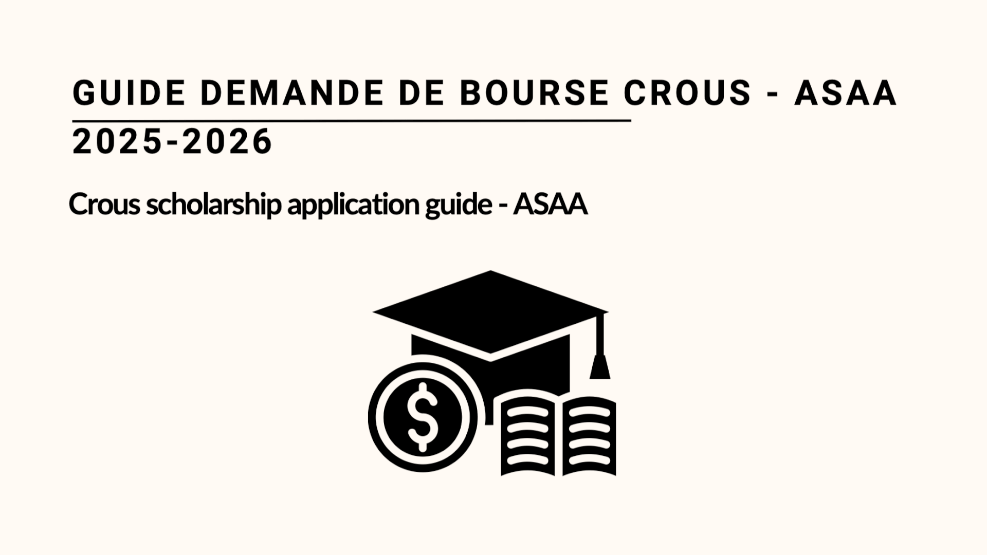 Faire sa demande de bourse CROUS - ASAA | UNI-R