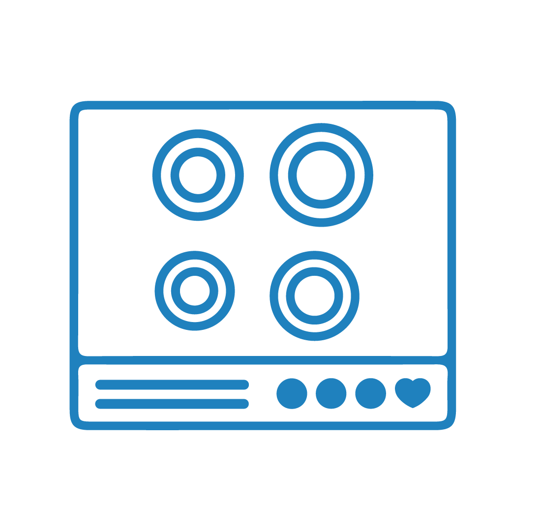 Pictogramme Plaques de cuisson | Emmaüs Défi