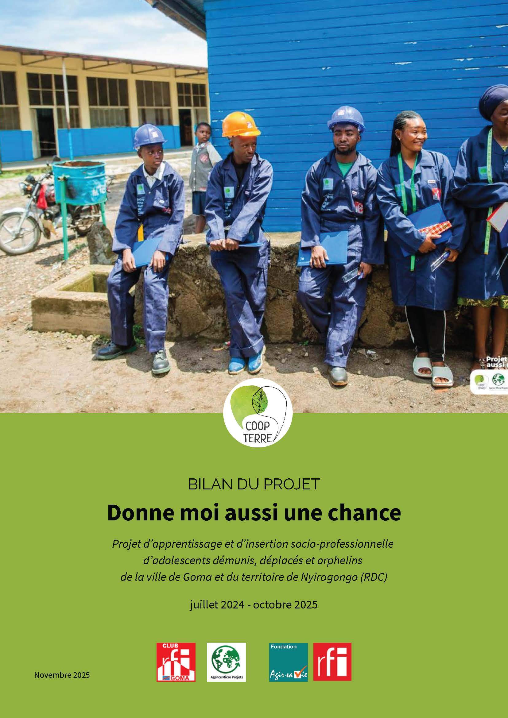 "Donne-moi aussi une chance" bilan final | Coopterre