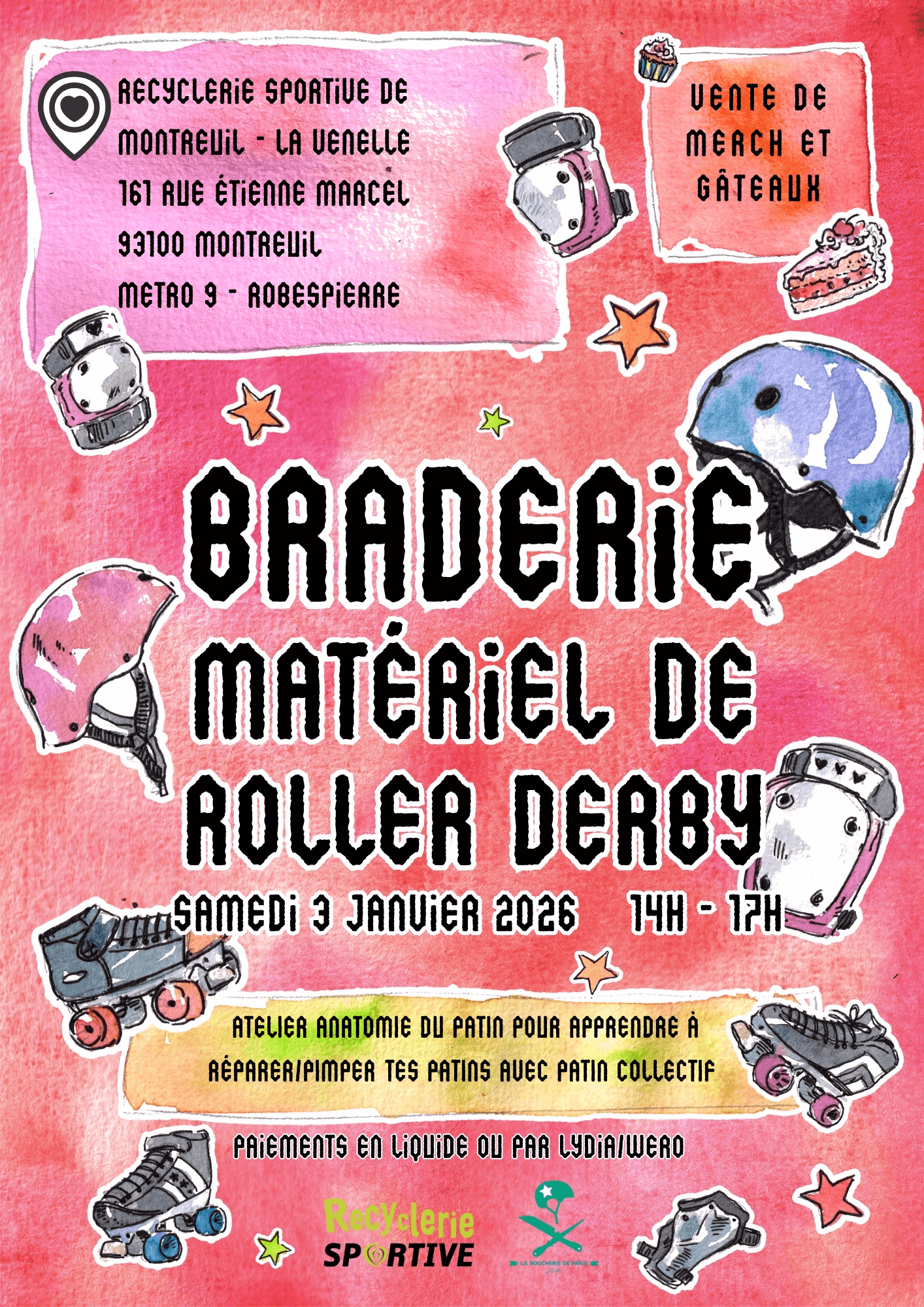 Braderie spéciale matériel de Roller Derby | La Venelle