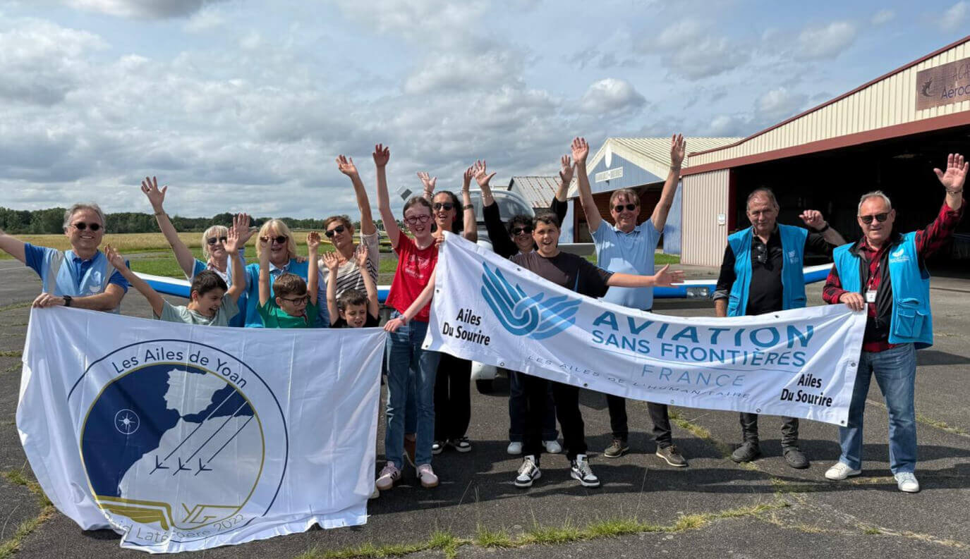 Les Ailes du Sourires ASF 2025 - Vols découvertes pour enfant ordinaires et extraordinaires à Toulouse Lasbordes | Les Ailes de Yoan