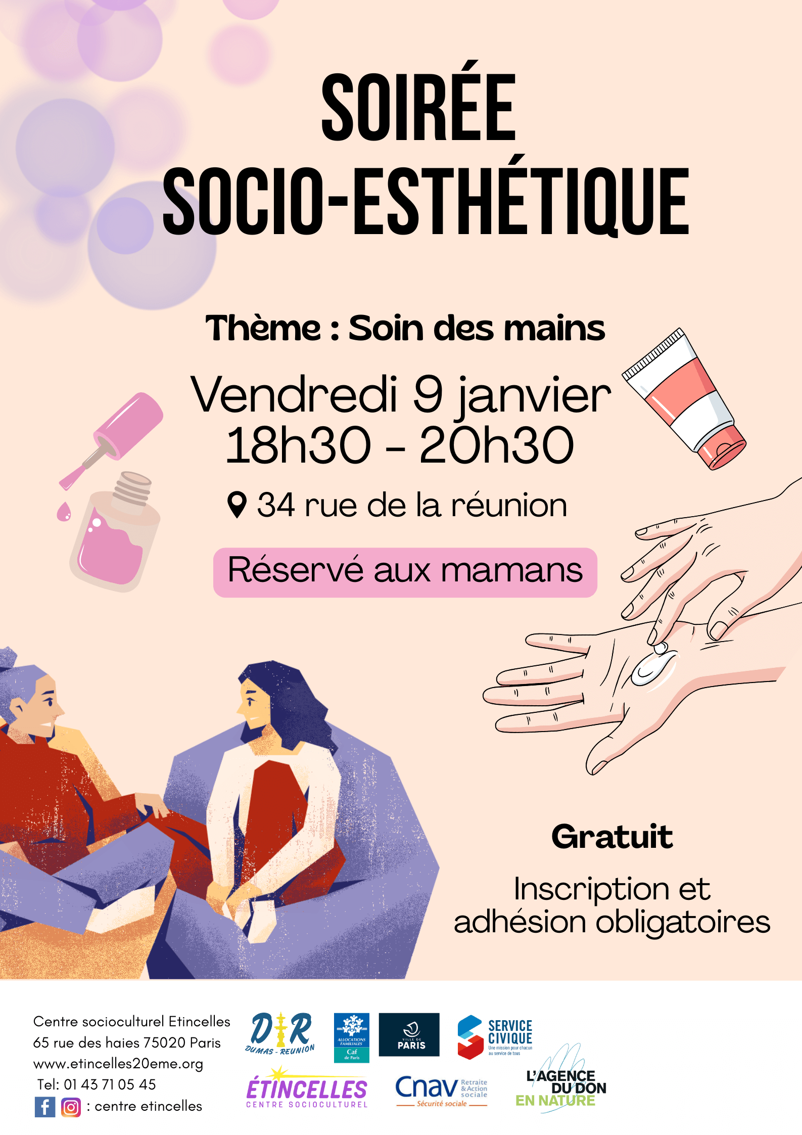 Soirée socio-esthétique | Etincelles