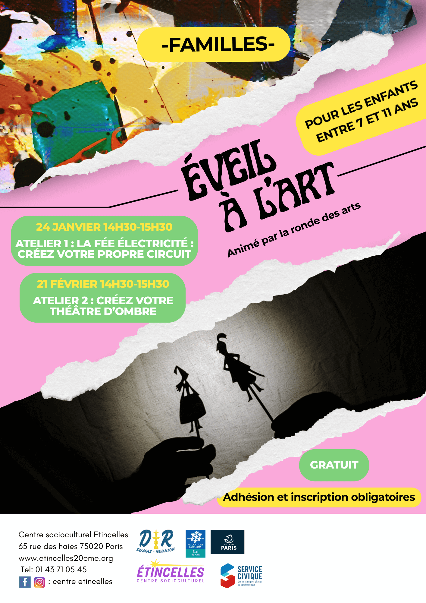 Atelier "Éveil à l'art" | Etincelles