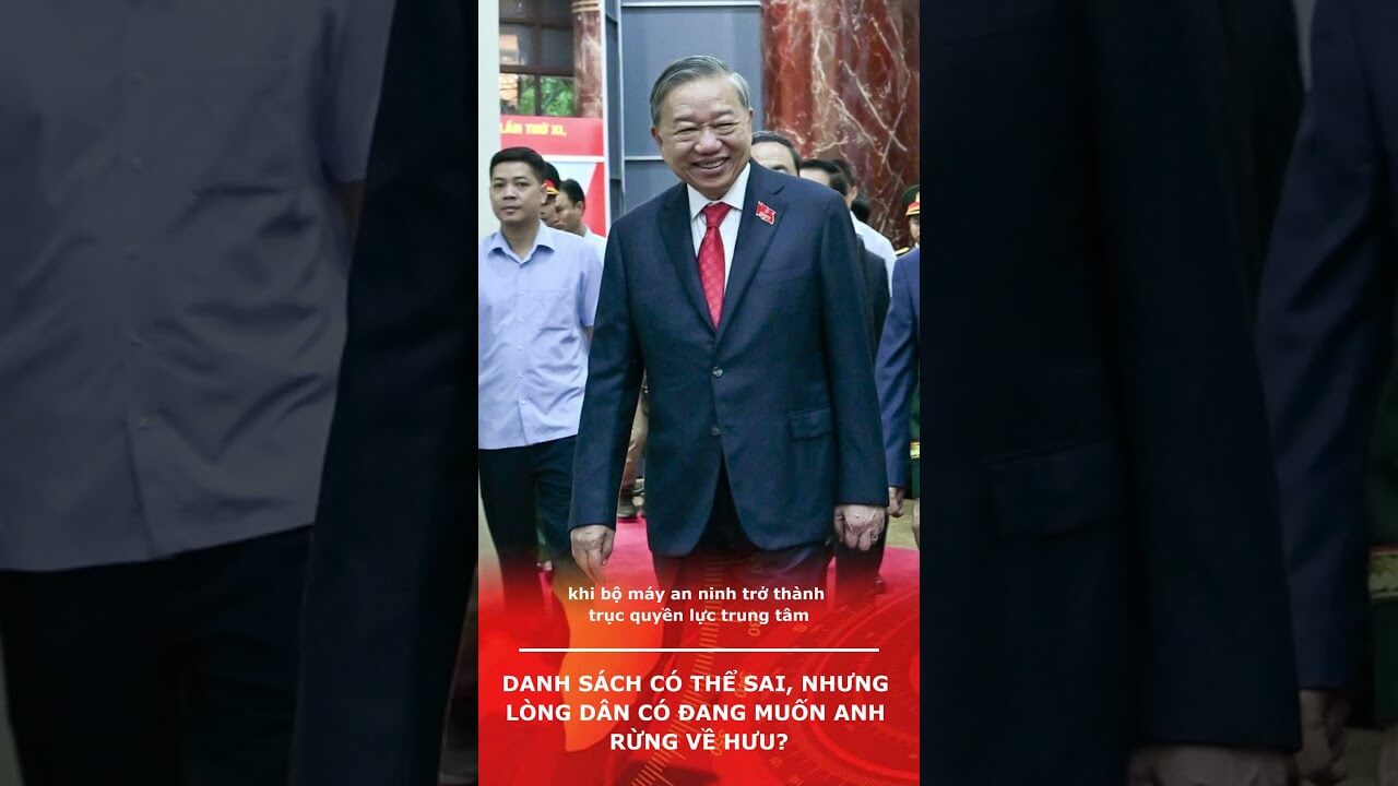 DANH SÁCH CÓ THỂ SAI, NHƯNG LÒNG DÂN CÓ ĐANG MUỐN ANH RỪNG VỀ HƯU?