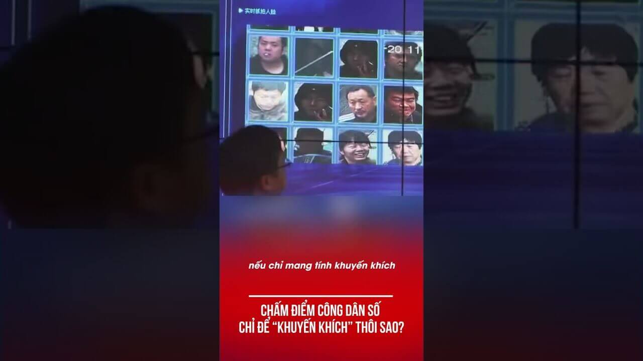 CHẤM ĐIỂM CÔNG DÂN SỐ CHỈ ĐỂ “KHUYẾN KHÍCH” THÔI SAO?