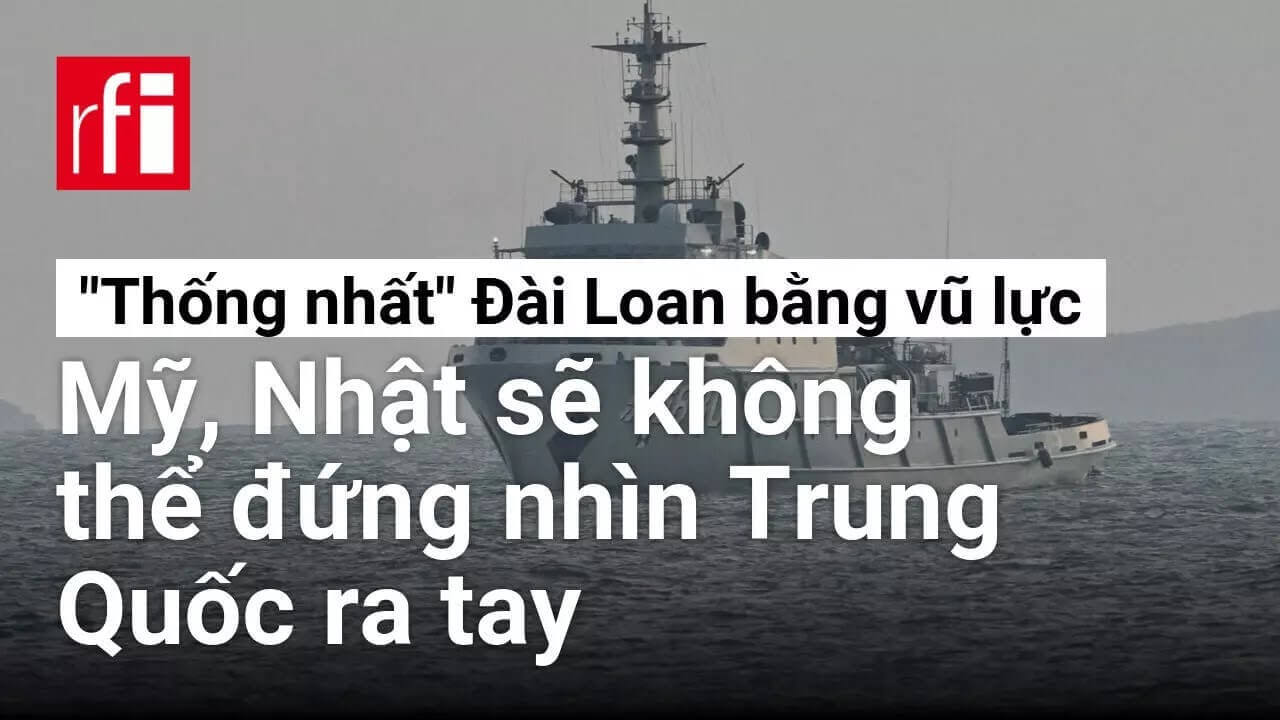 Mỹ, Nhật sẽ không để Trung Quốc sớm "thống nhất" Đài Loan bằng vũ lực