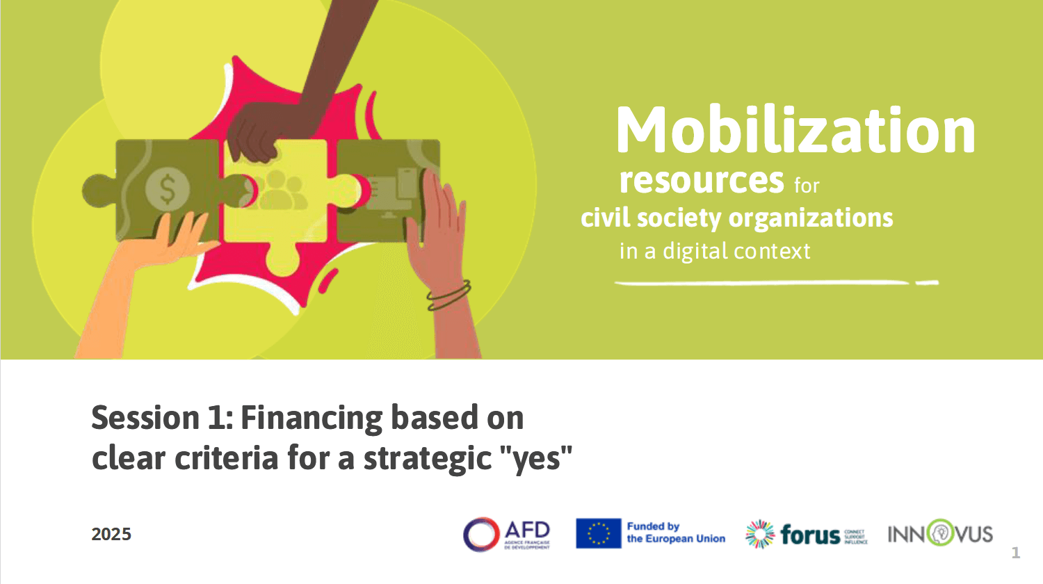 MODULE 3 — Resource Mobilisation & Financial Sustainability | Forus