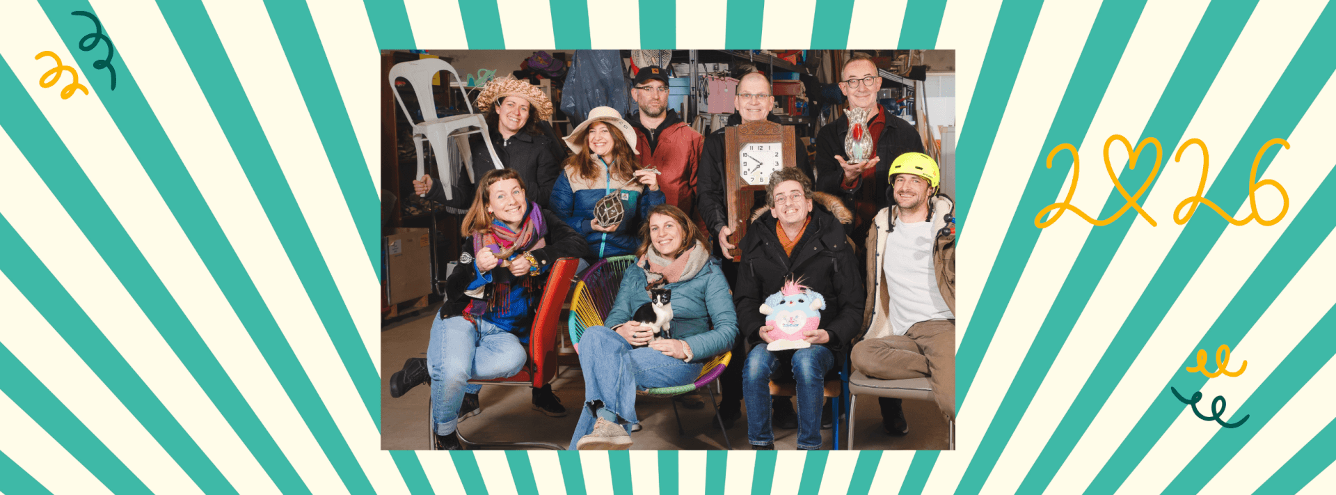 Belle année 2026 | Au Bonheur des Bennes - recyclerie de l'estuaire