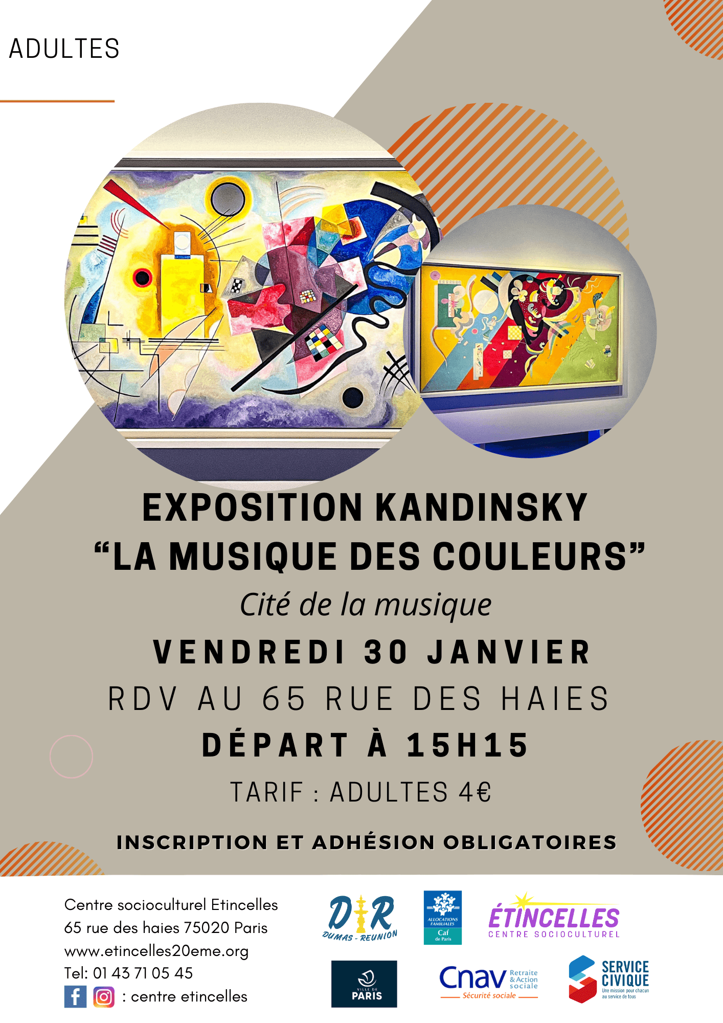 Exposition Kandinsky "la musique des couleurs" | Etincelles
