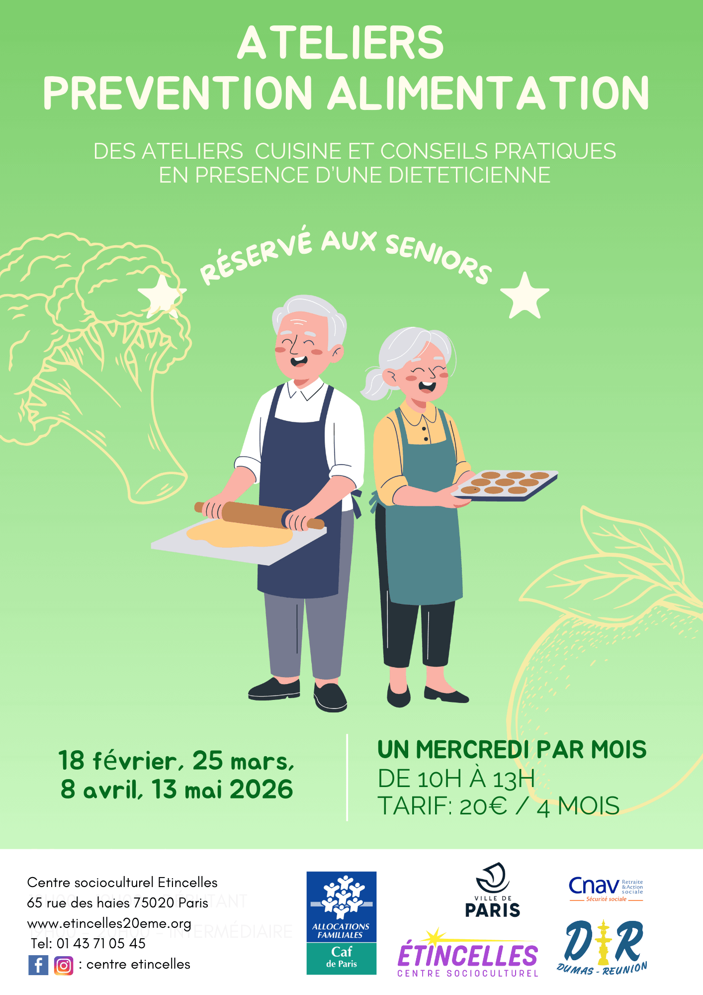 Atelier prévention alimentation | Etincelles