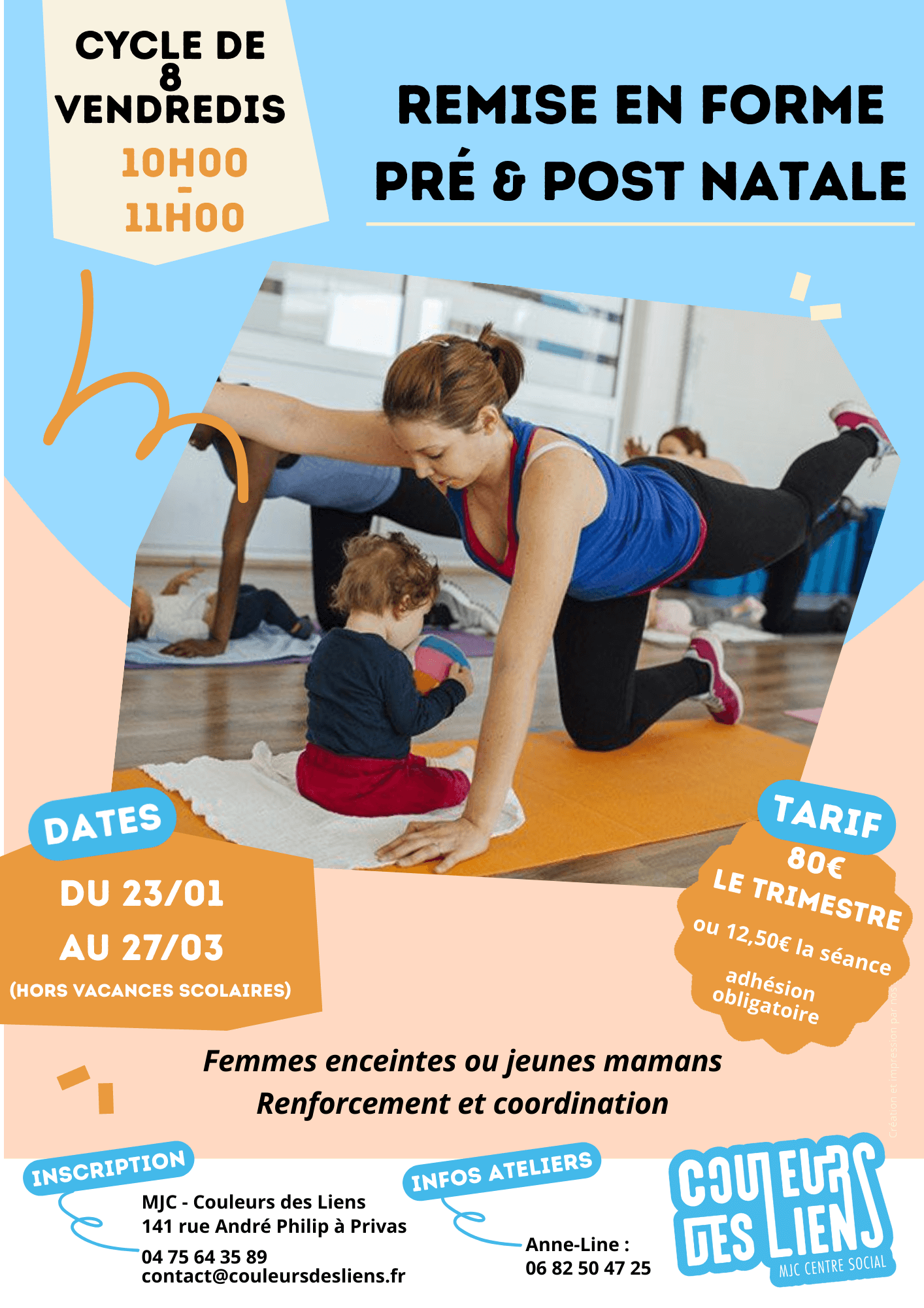 Atelier remise en forme pré et post natale | Couleurs des Liens