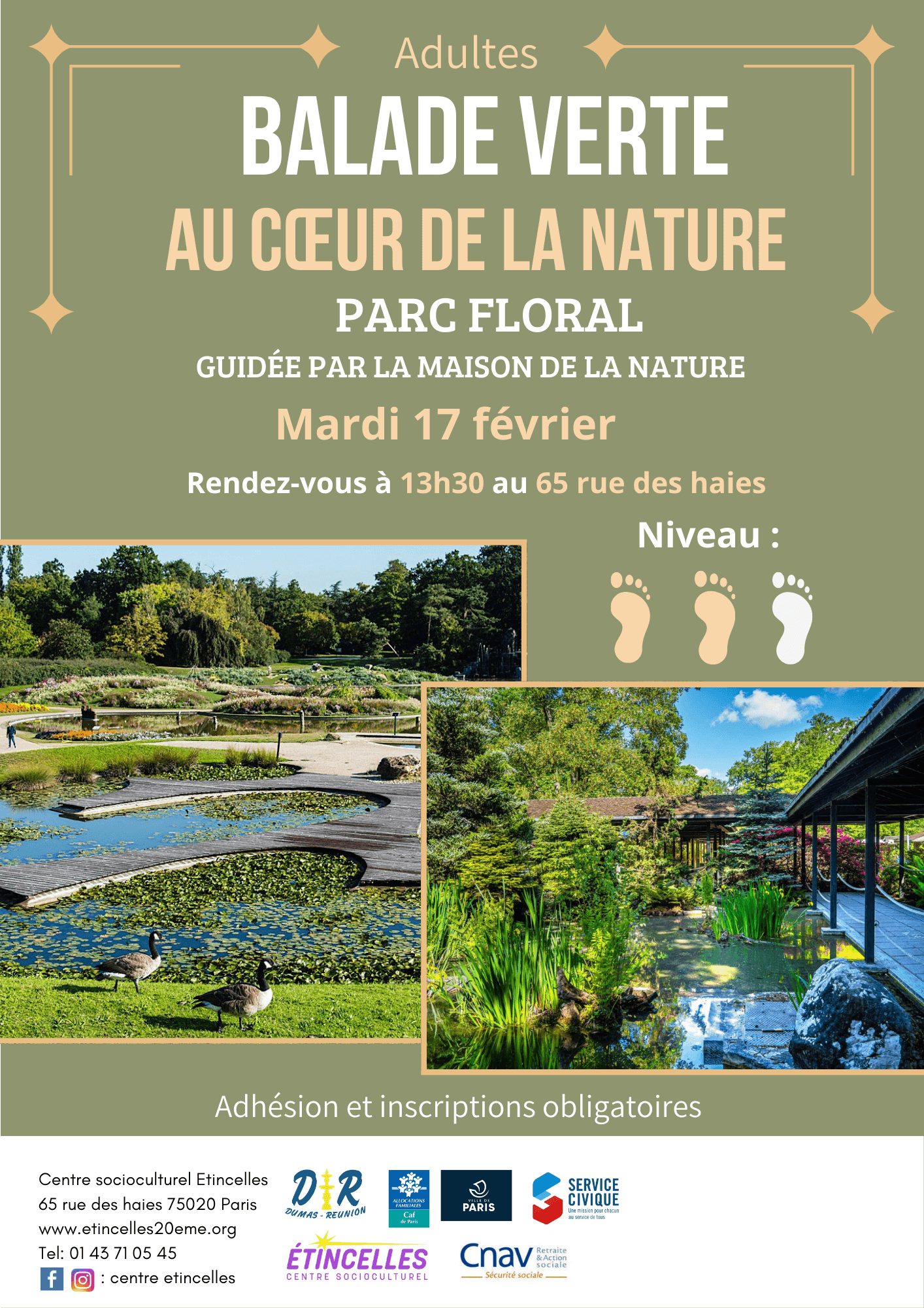 Balade au parc floral | Etincelles