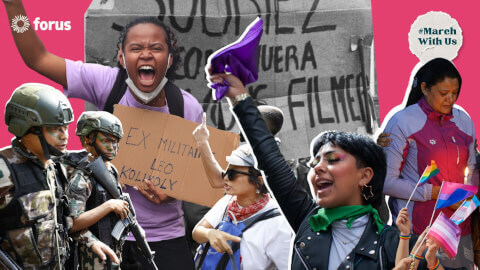 #MarchWithUs - Women Defending Gender Rights in Deteriorating Enabling Environments | Forus