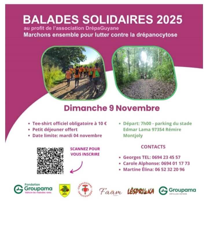 Balades solidaires 2025 | DrepaGuyane