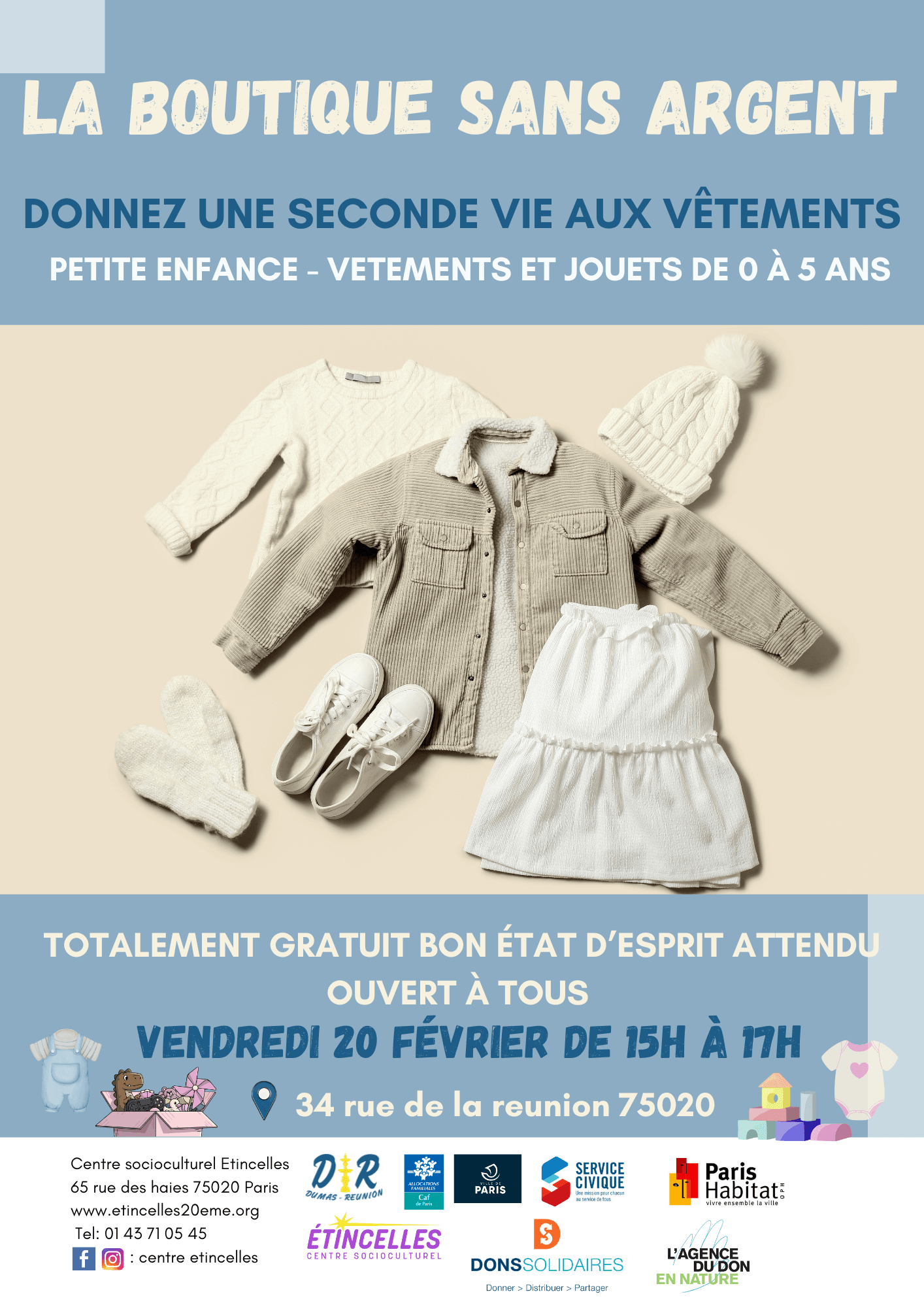 Boutique sans argent | Etincelles