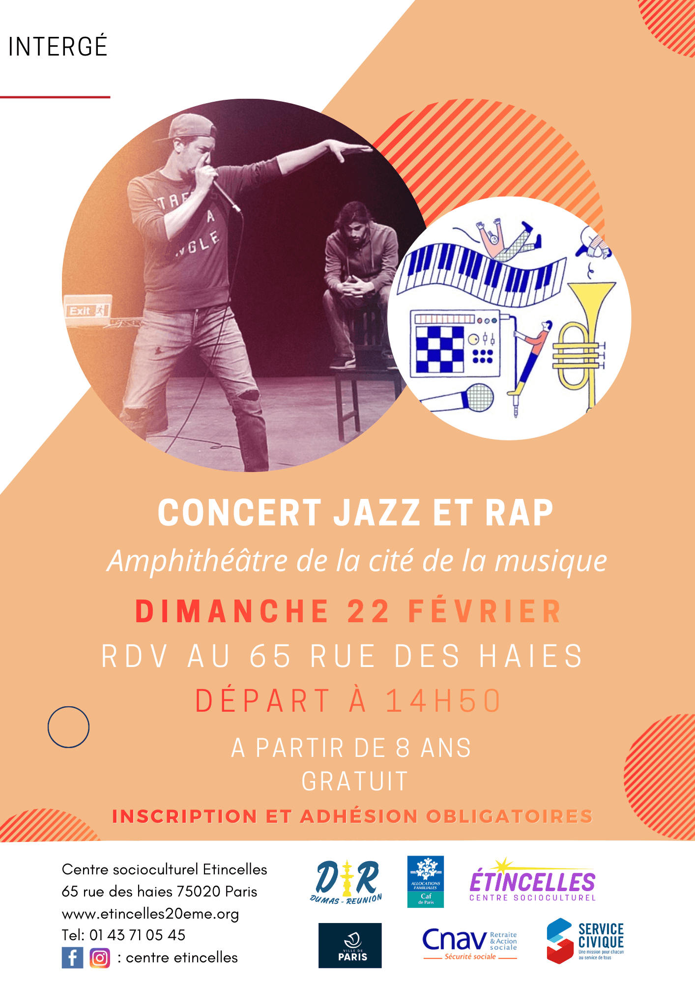Concert Jazz et Rap | Etincelles