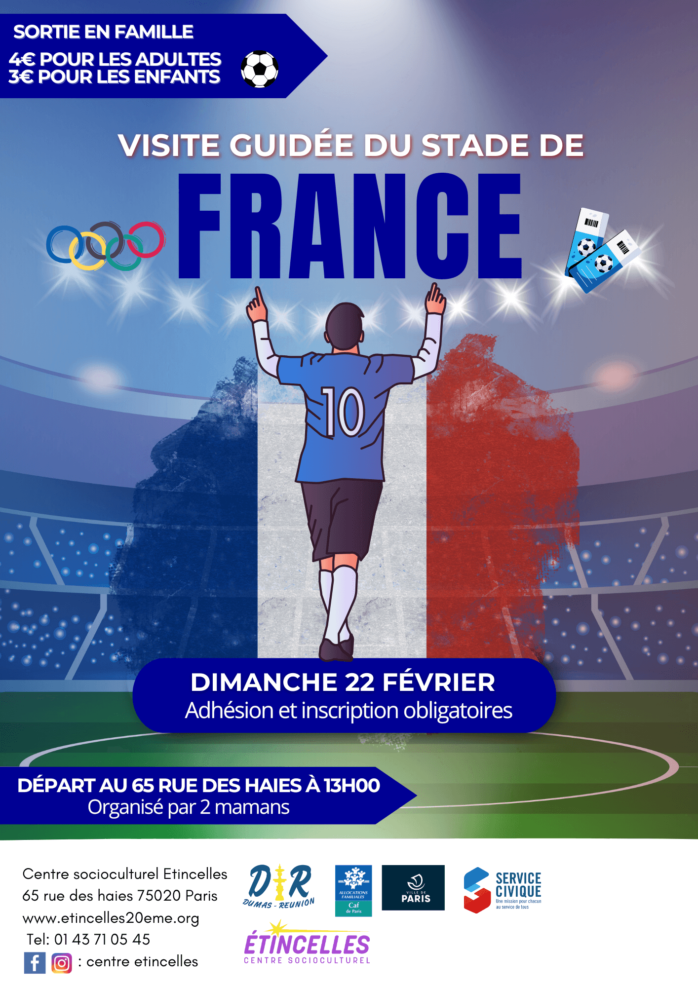 Visite du stade de France | Etincelles