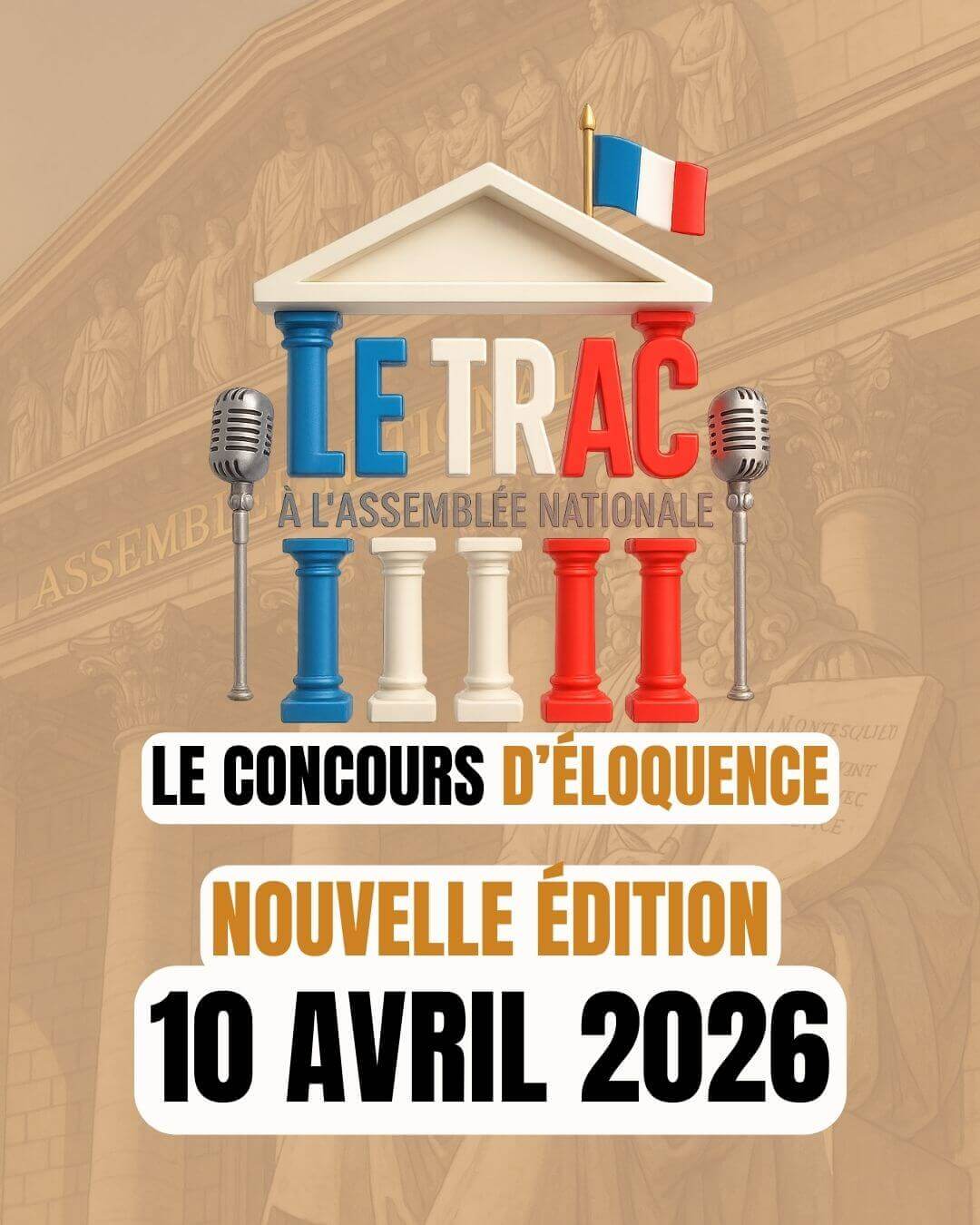 Le Trac à l'Assemblée Nationale - Concours d'éloquence 5ème édition | Le Trac