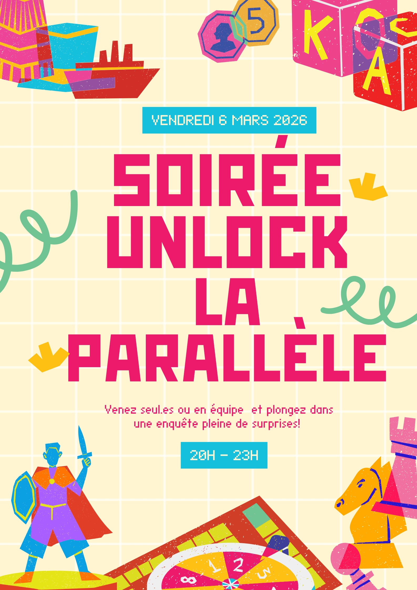 UNLOCK la Parallèle - jeu | La Venelle