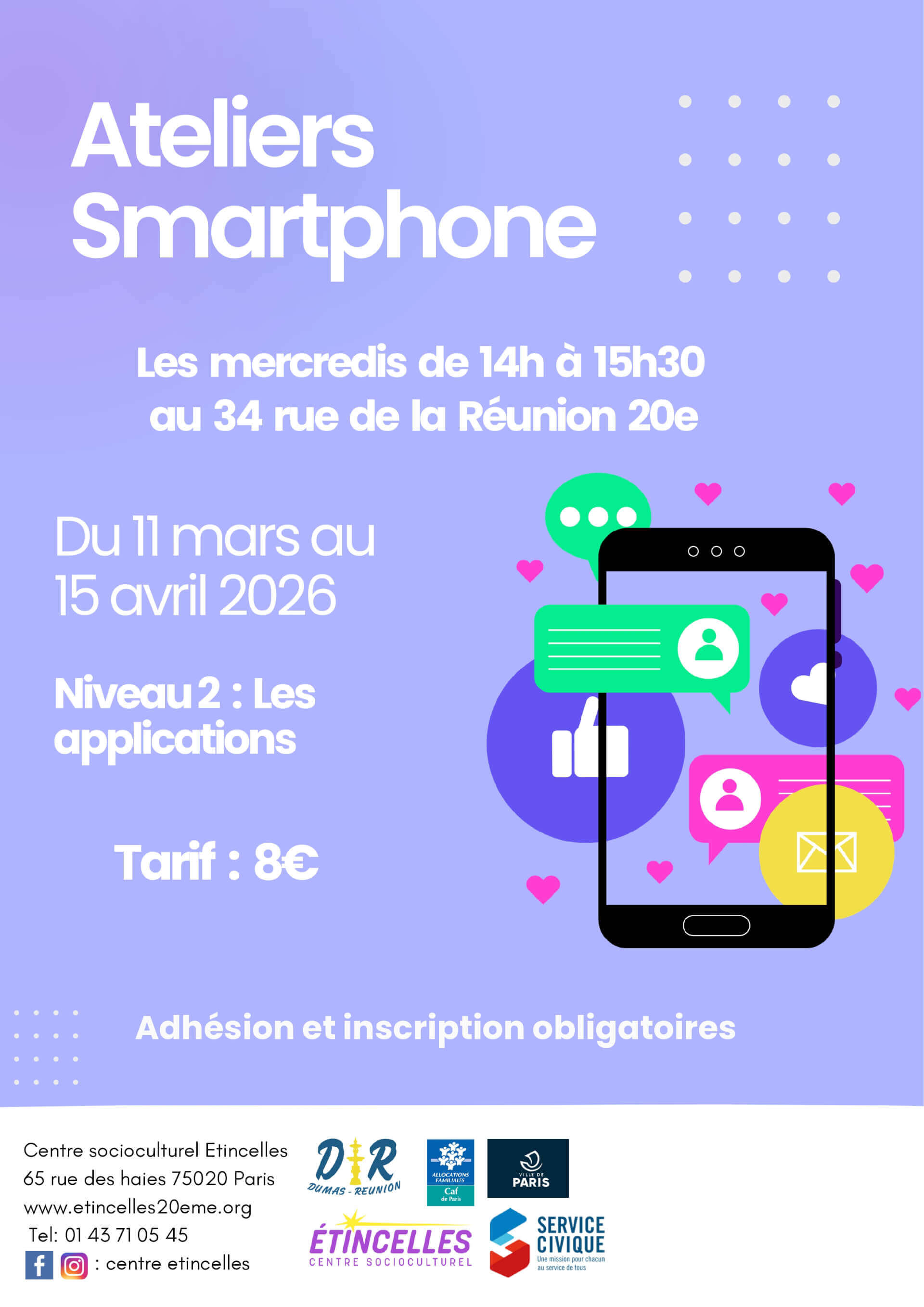 Atelier smartphone 📱 | Etincelles