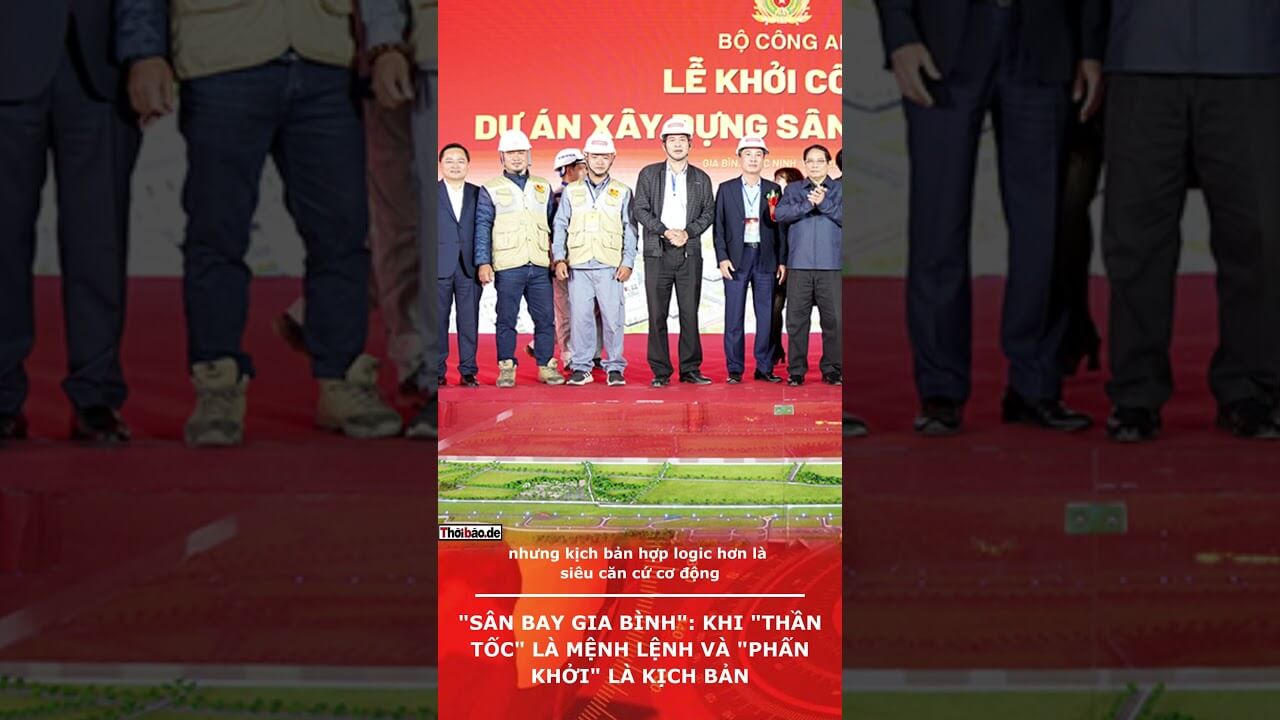 "Sân Bay Gia Bình": Khi "Thần Tốc" Là Mệnh Lệnh Và "Phấn Khởi" Là Kịch Bản