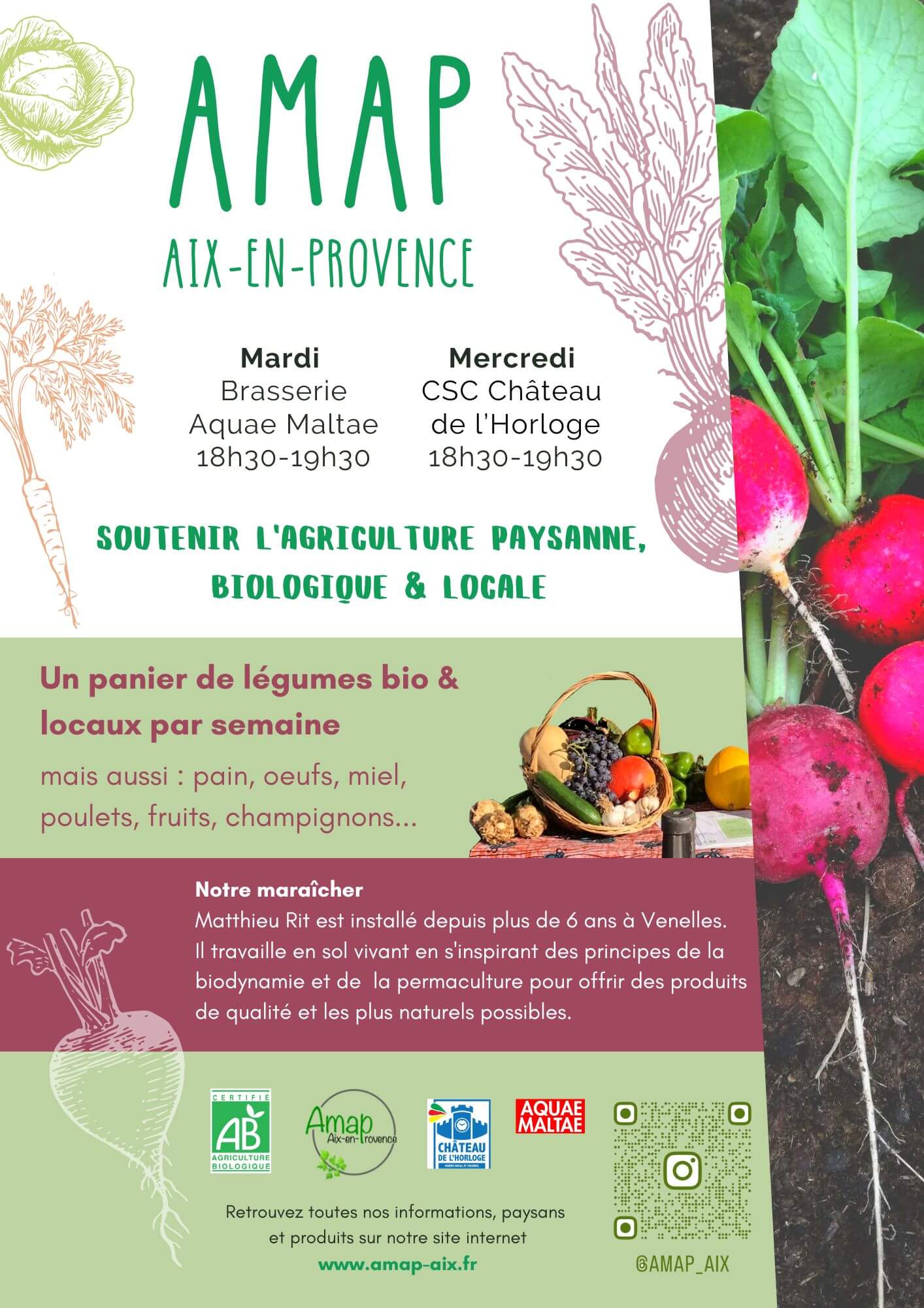 Distribution de paniers de légumes bio & locaux | Agenda du quartier