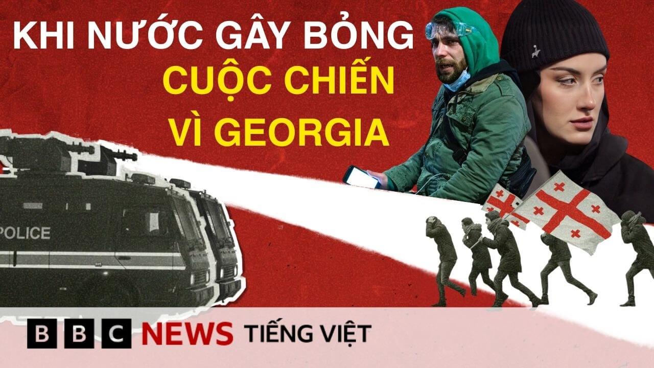 KHI NƯỚC GÂY BỎNG: CẢNH SÁT GEORGIA SỬ DỤNG VŨ KHÍ HÓA HỌC PHUN VÀO NGƯỜI BIỂU TÌNH?