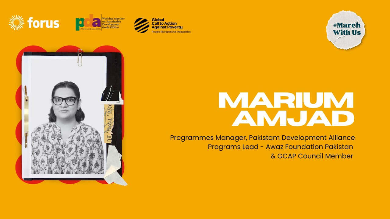 #MarchWithUs - Marium Amjad on Collective Action and Feminist Leadership in Pakistan | Forus