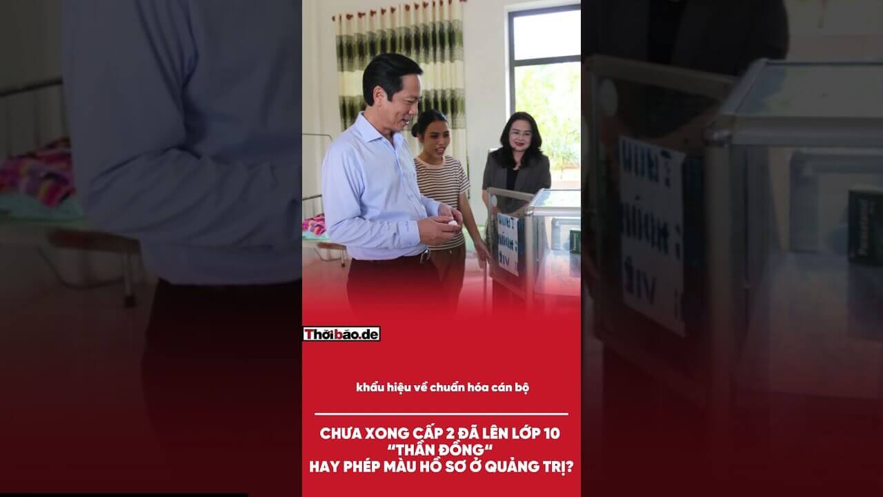 Chưa xong cấp 2 đã lên lớp 10: “thần đồng” hay phép màu hồ sơ ở Quảng Trị?