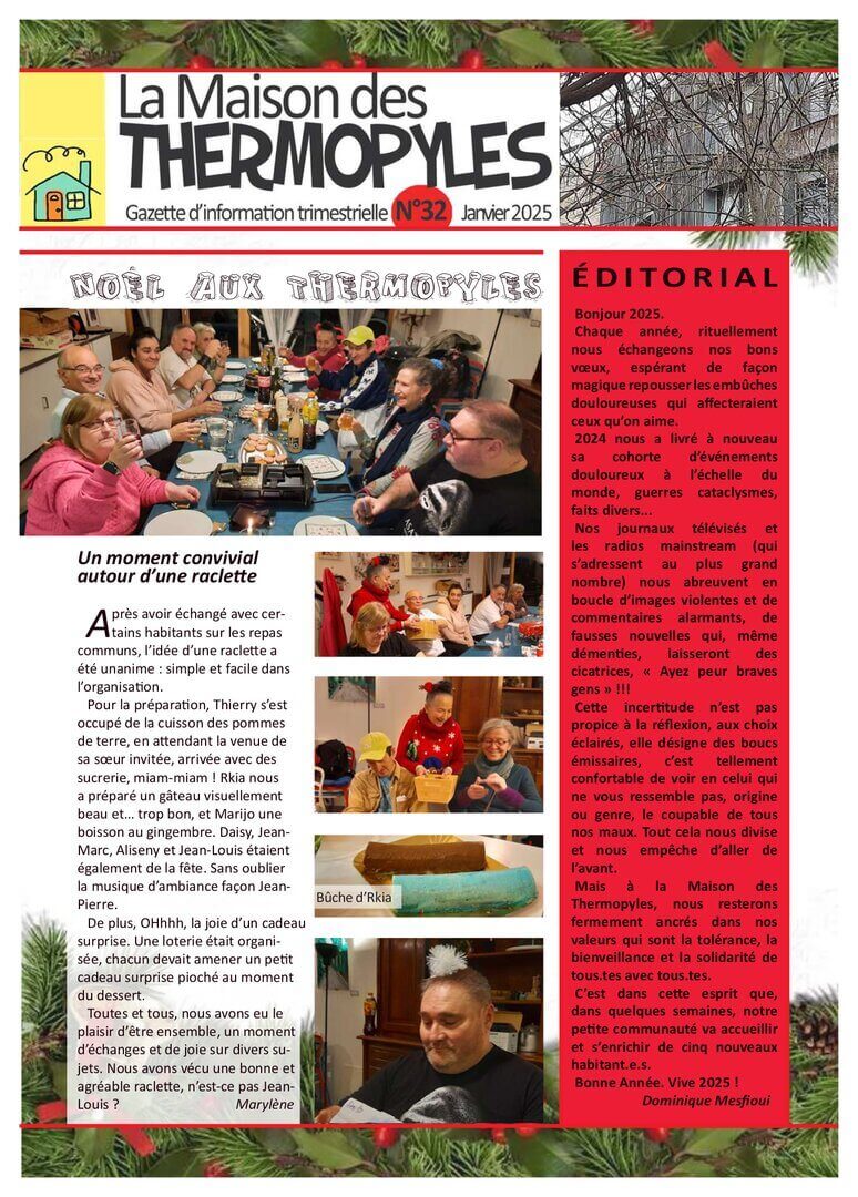 Gazette 32 | La Maison des Thermopyles