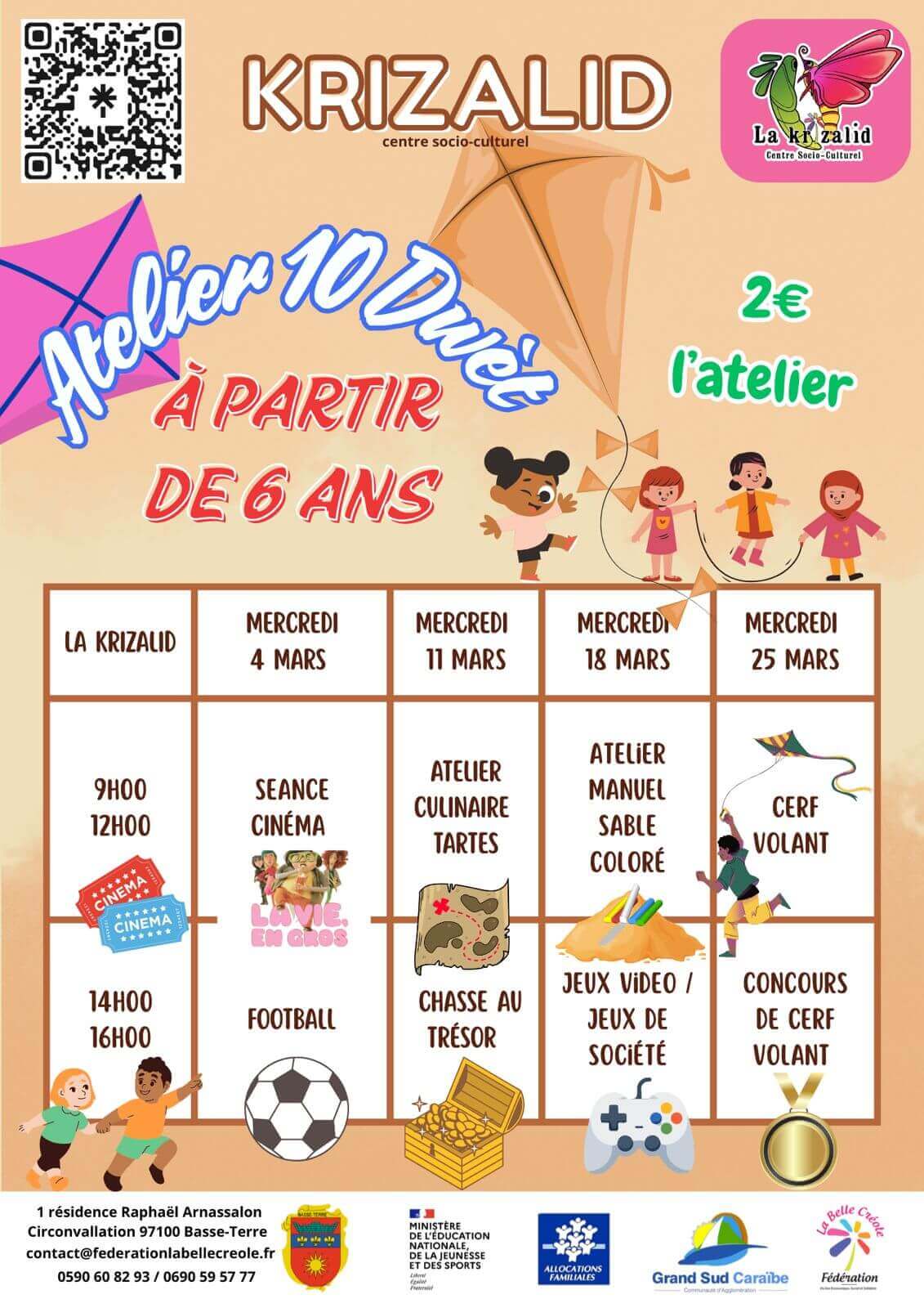 Atelier 10 dwèt | Agenda du quartier