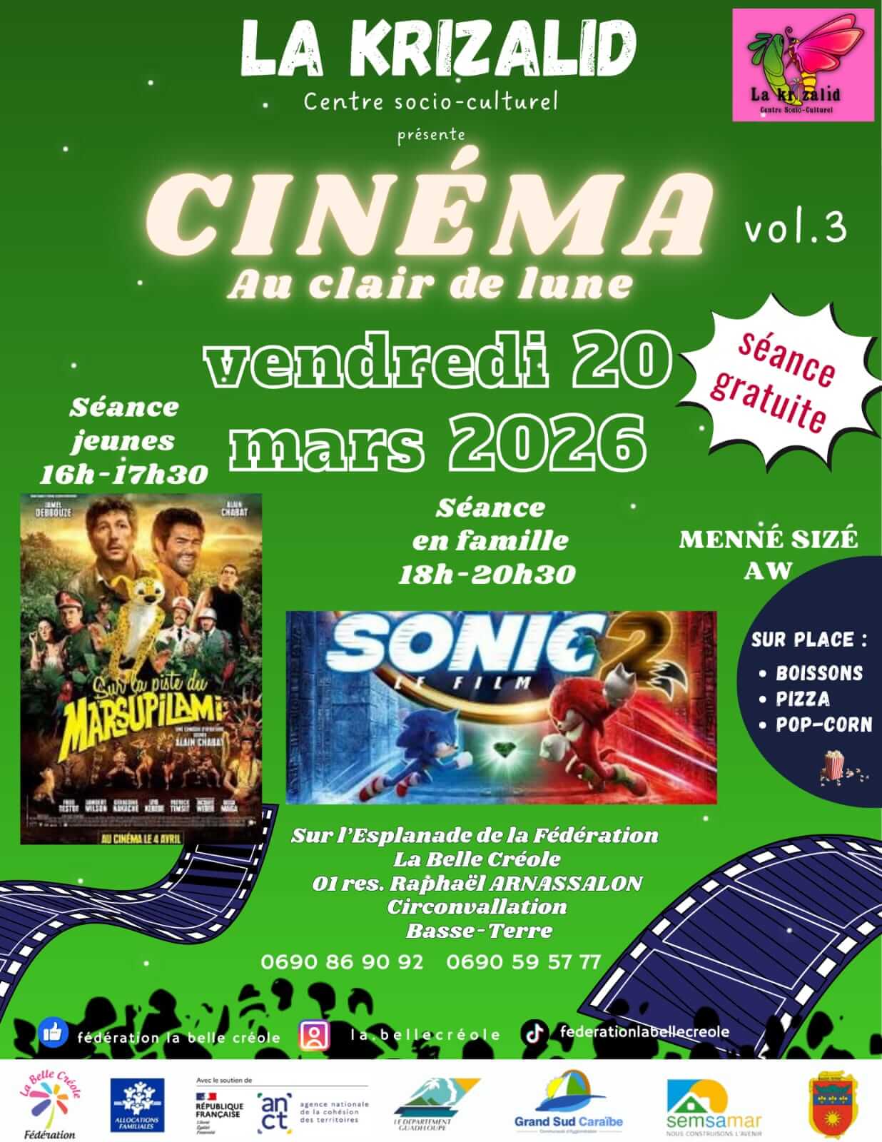 Soirée cinéma | Agenda du quartier