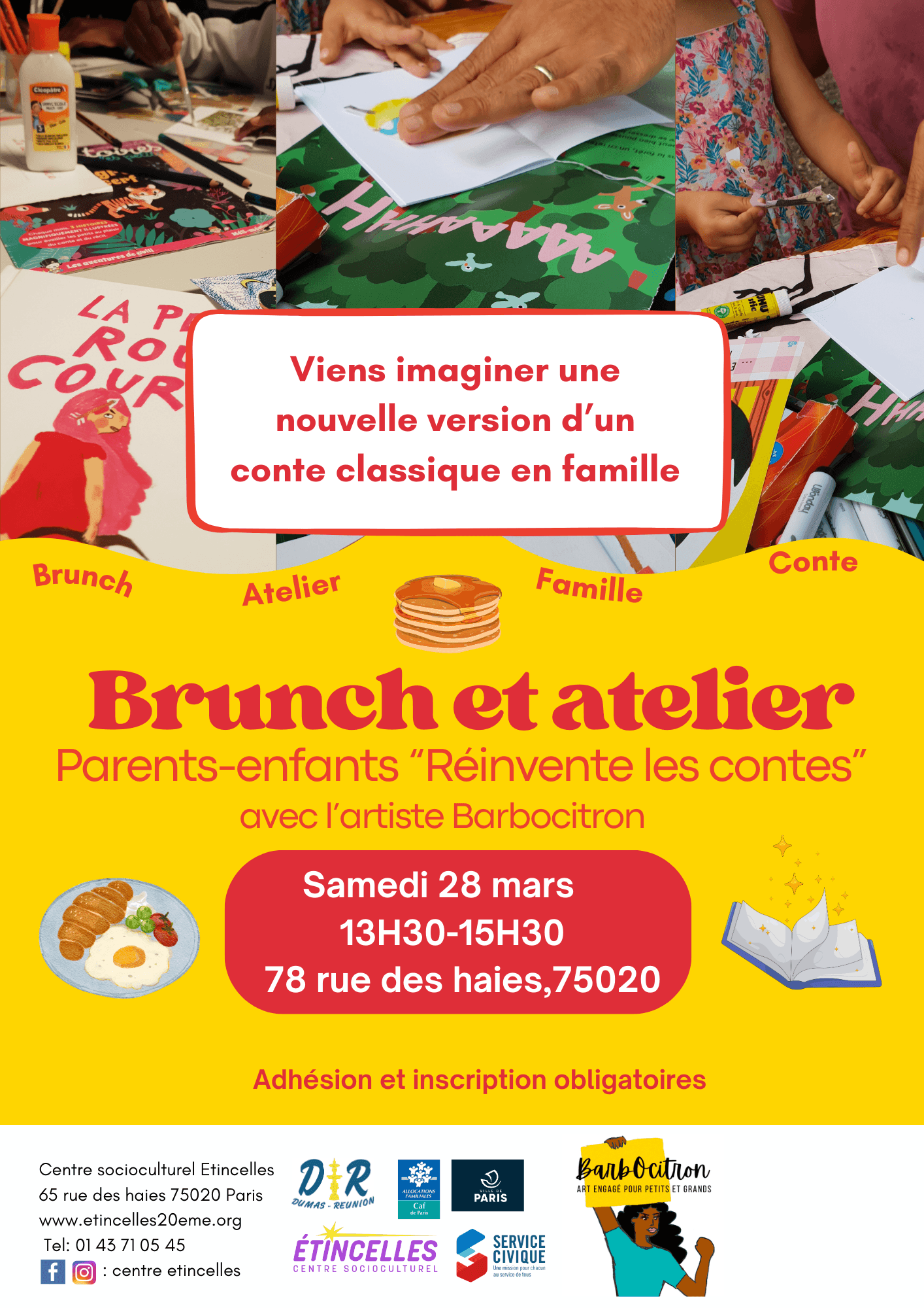 Brunch et atelier créatif | Etincelles