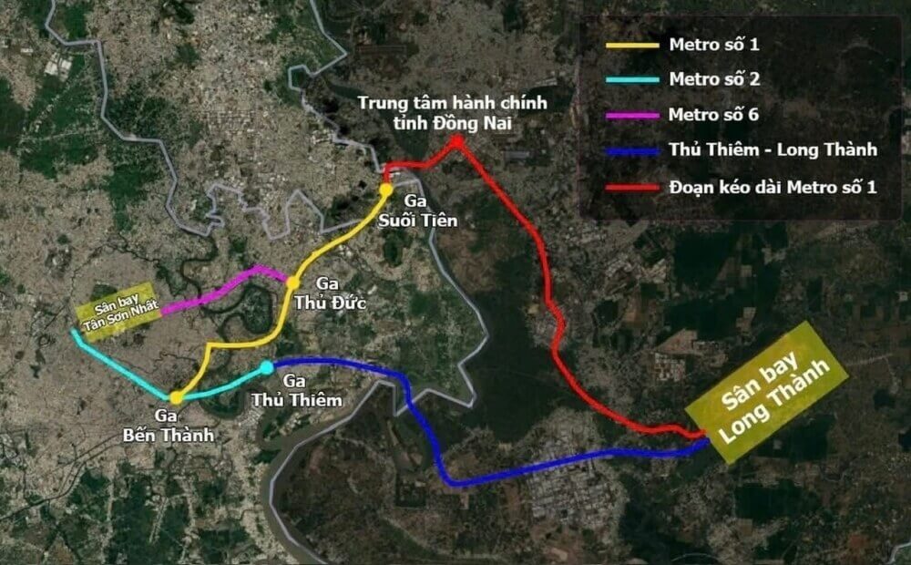 Metro Bến Thành-Suối Tiên kéo dài đến phi trường Long Thành theo ‘lệnh khẩn cấp’ | Vietnam Fraternité