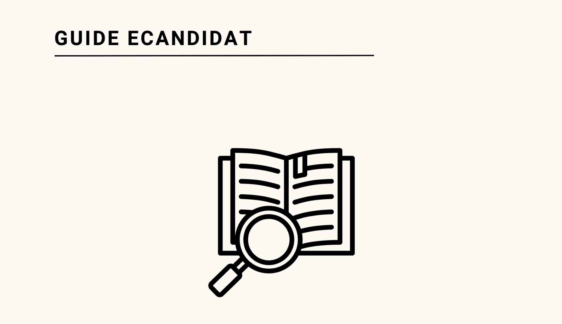 Faire la procédure eCandidat | UNI-R