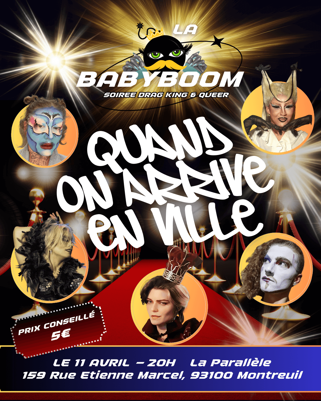 Babyboom - show drag king & queer | La Venelle