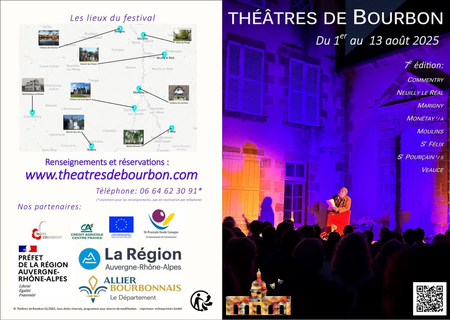 flyer 2025 | Théâtres de Bourbon