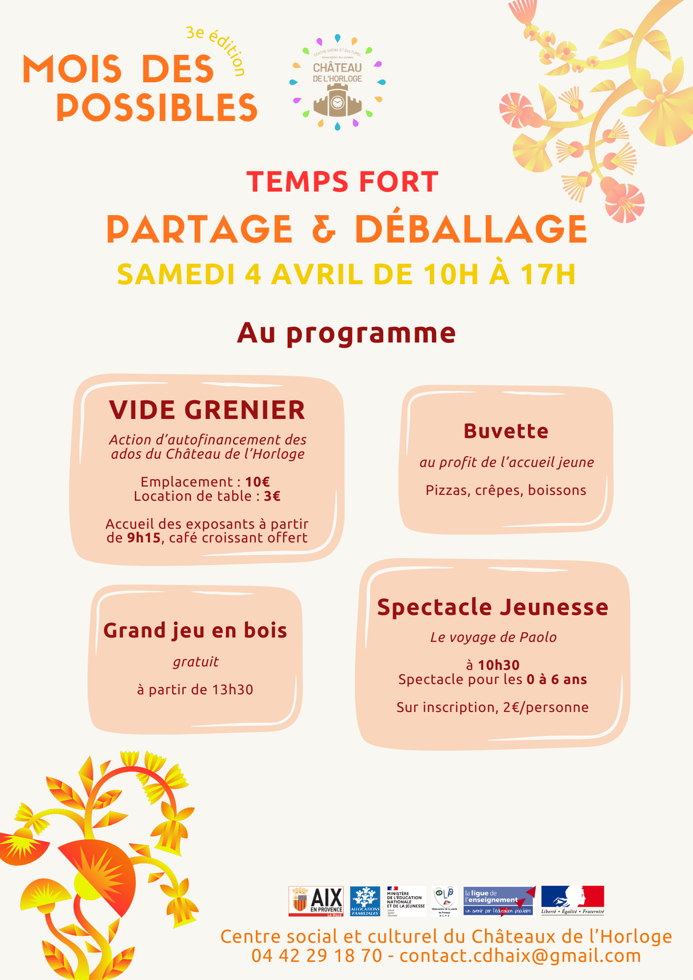 Journée "Partage et Déballage" - Vide grenier | Agenda du quartier