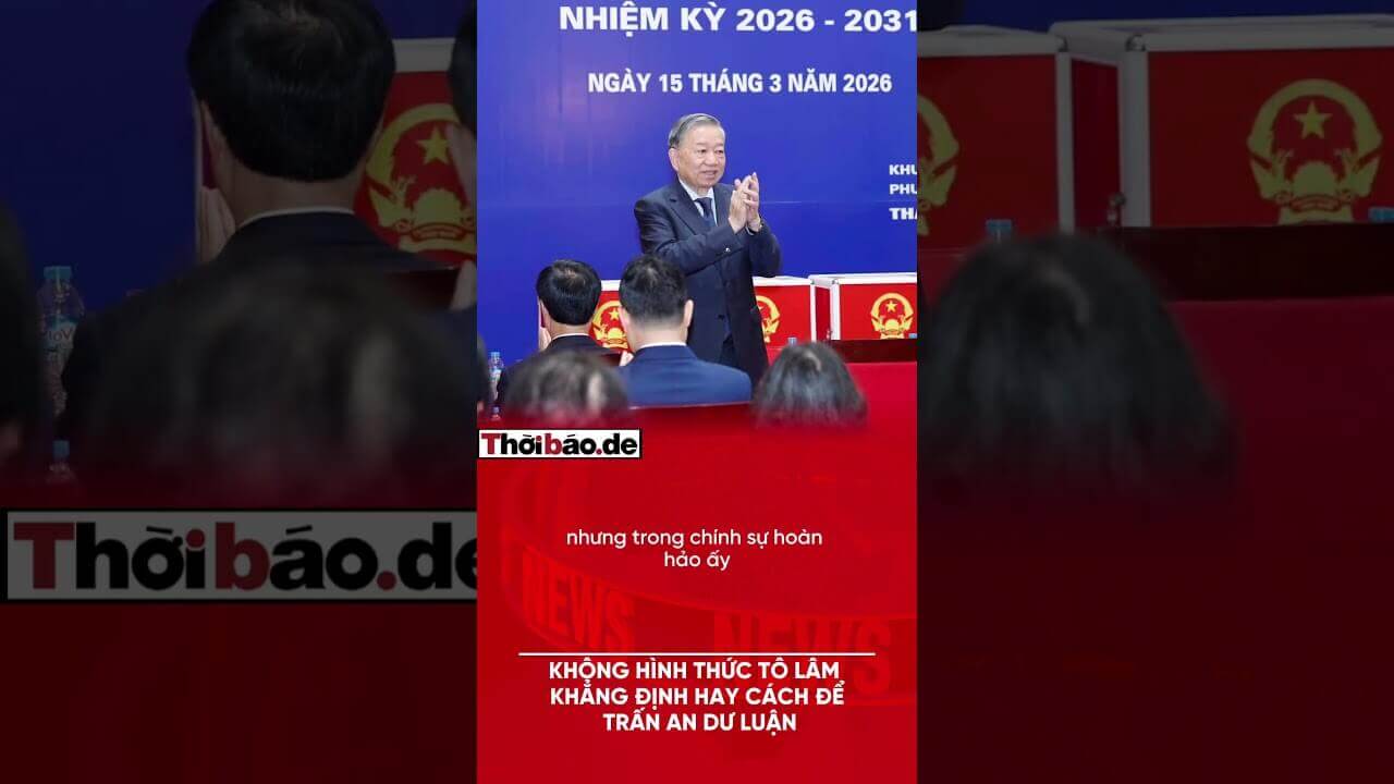 “KHÔNG HÌNH THỨC”: TÔ LÂM KHẲNG ĐỊNH HAY CÁCH ĐỂ TRẤN AN DƯ LUẬN?