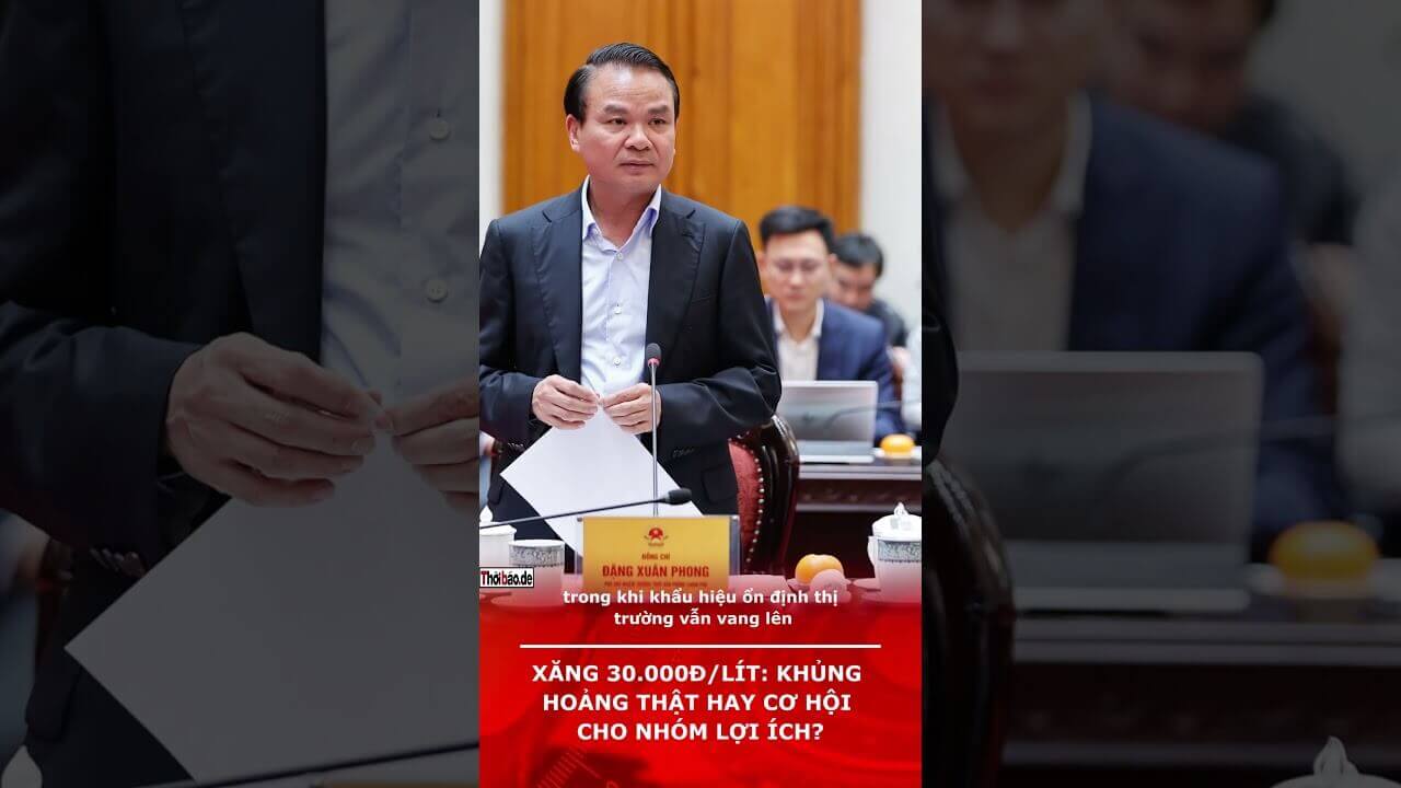 Xăng 30.000đ/lít: Khủng hoảng thật hay cơ hội cho nhóm lợi ích?